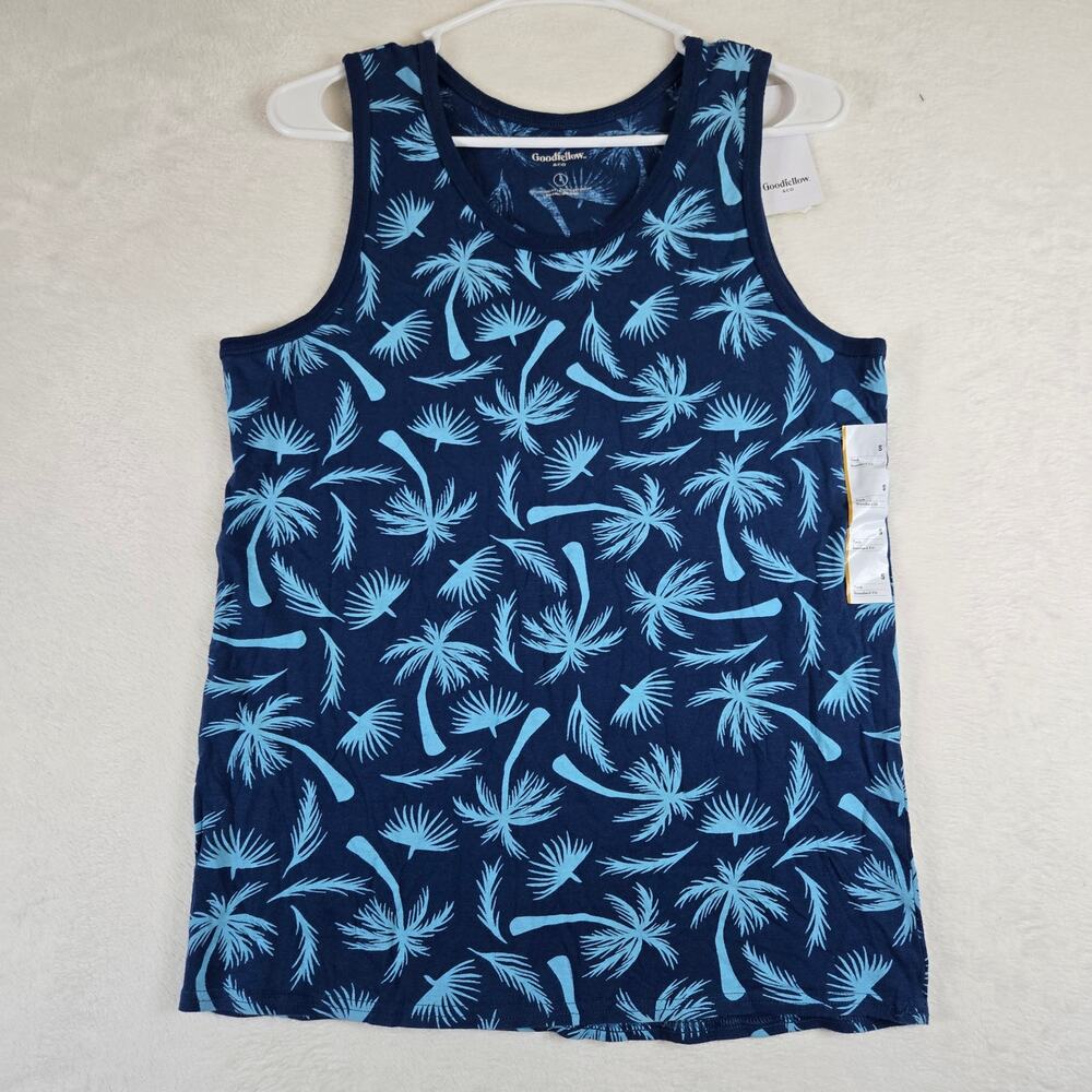 Goodfellow Target Tank top Mens Small palm tree shirt 0628 - Picture 2 of 9